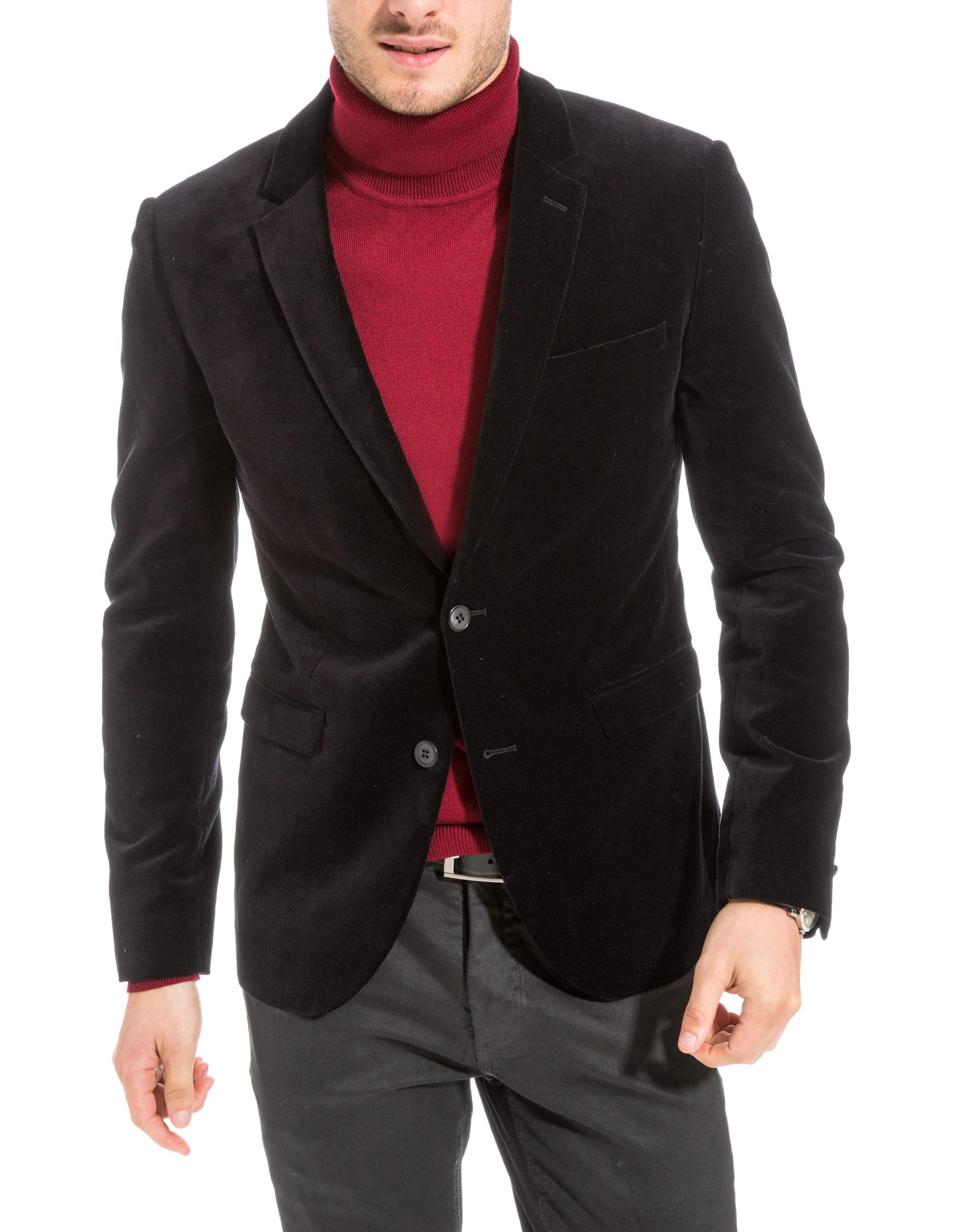 blazer velour homme